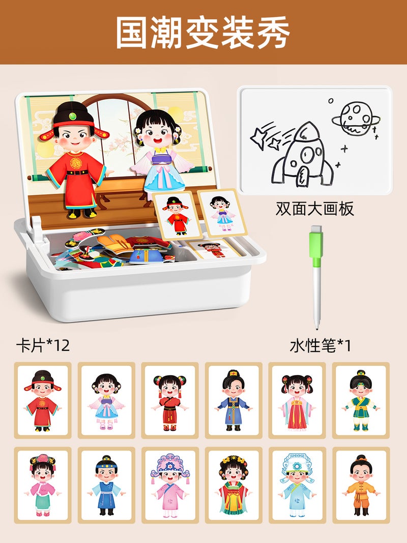 Magnetic Puzzle Kidsren'S Magnetic Toy Building Blocks 3 To 6 Years Old 2 Boys 4 Girls Baby Kindergarten Early Education - Image 1